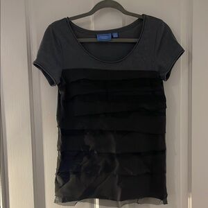 Women's Grey SimplyVera by Vera Wang (M) Top